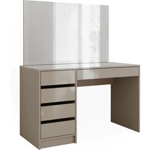 Vicco Sherry Grauer Schminktisch - Modern, Großer Spiegel, 120cm Vicco Sherry Grauer Schminktisch - Modern, Großer Spiegel, 120cm