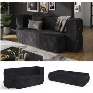 VitaliSpa - Lille - Schwarz - 190 cm - Sofa VitaliSpa - Lille - Schwarz - 190 cm - Sofa
