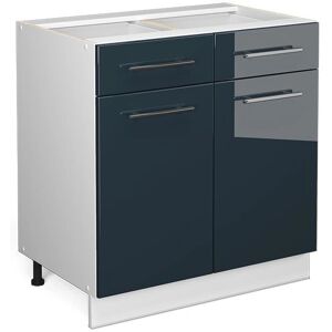 Vicco Azul oscuro 80cm Mueble base de cocina - Diseño moderno Vicco Azul oscuro 80cm Mueble base de cocina - Diseño moderno