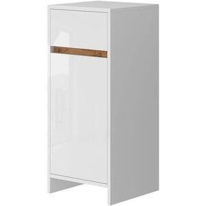 Armario de baño Vicco Detmold - Blanco brillo/Roble dorado Armario de baño Vicco Detmold - Blanco brillo/Roble dorado