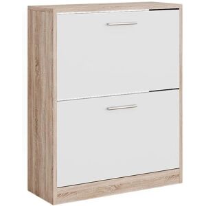 Zapatera Gizmo Vicco - Sonoma/Blanco - 59x72.5cm - 2 compartimentos Zapatera Gizmo Vicco - Sonoma/Blanco - 59x72.5cm - 2 compartimentos