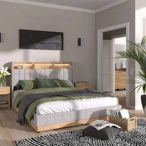 Vitalispa Nura Cama Doble con 4 Cajones - Cama Vitalispa Nura Cama Doble con 4 Cajones - Cama