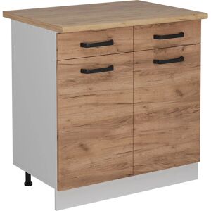Vicco R-Line Mueble bajo de cocina - Roble dorado - 80cm Vicco R-Line Mueble bajo de cocina - Roble dorado - 80cm