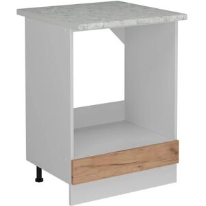 Armario de cocina R-Line Regal Vichy - Blanco y Roble Goldkraft - 60cm Armario de cocina R-Line Regal Vichy - Blanco y Roble Goldkraft - 60cm