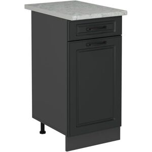 Vicco Armario de cocina R-Line - Anthracita, 40cm, Encimera de Mármol Vicco Armario de cocina R-Line - Anthracita, 40cm, Encimera de Mármol