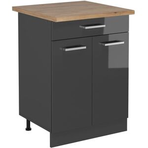 Vichy Regal Mueble de cocina R-Line - Alto brillo Antracite/60cm Vichy Regal Mueble de cocina R-Line - Alto brillo Antracite/60cm