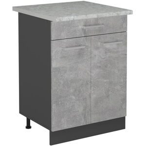 Vicco R-Line Armoire de cuisine - Beton/Anthrazit - 60cm - Publicité Vicco R-Line Armoire de cuisine - Beton/Anthrazit - 60cm - Publicité