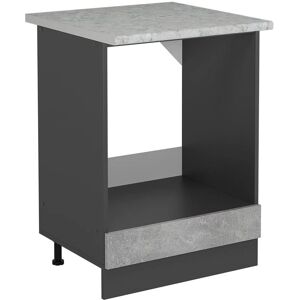 Meuble encastré R-Line - Béton/Anthracite - 60cm - Publicité Meuble encastré R-Line - Béton/Anthracite - 60cm - Publicité