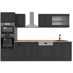 Gabinete de Cocina Vicco R-Line - Antracita - 300cm Gabinete de Cocina Vicco R-Line - Antracita - 300cm