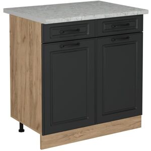 Gabinete de Cocina R-Line VICCO - Antracita, 80cm, Mármol Gabinete de Cocina R-Line VICCO - Antracita, 80cm, Mármol