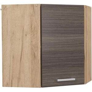Armoire murale R-Line Vicco - Coin, Gris Élite et Chêne Doré - 57cm - Publicité Armoire murale R-Line Vicco - Coin, Gris Élite et Chêne Doré - 57cm - Publicité