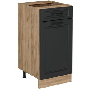 Vichy Mueble de cuisine R-Line - Anthracite Landhaus/Goldkraft Eiche - Publicité Vichy Mueble de cuisine R-Line - Anthracite Landhaus/Goldkraft Eiche - Publicité