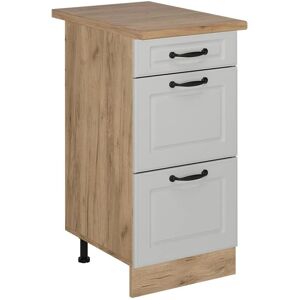 Vicco Mueble de cocina R-Line Blanco Landhaus/Carvalho Dorado 40cm Vicco Mueble de cocina R-Line Blanco Landhaus/Carvalho Dorado 40cm