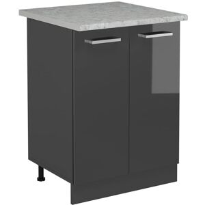Vichy Regal R-Line Armoire de cuisine - Anthracite brillant - 60cm - Publicité Vichy Regal R-Line Armoire de cuisine - Anthracite brillant - 60cm - Publicité