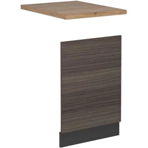 R-Line - Panel frontal gris noble para electrodomésticos de cocina de 45 cm R-Line - Panel frontal gris noble para electrodomésticos de cocina de 45 cm