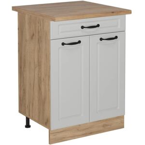 Vicco Mueble Bajo de Cocina - Blanco Campo/Carvalho Dourado Vicco Mueble Bajo de Cocina - Blanco Campo/Carvalho Dourado
