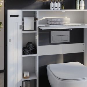 Armario de baño Blanco Vicco - Almacenamiento con dispensadores Armario de baño Blanco Vicco - Almacenamiento con dispensadores