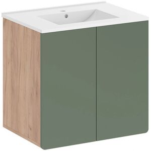 Ensemble de meubles de salle de bain Vicco Izan - Moderne, Chêne Vert - Publicité Ensemble de meubles de salle de bain Vicco Izan - Moderne, Chêne Vert - Publicité