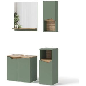 Conjunto de Muebles de Baño Vicco - Verde Artesano, 4 Piezas Conjunto de Muebles de Baño Vicco - Verde Artesano, 4 Piezas