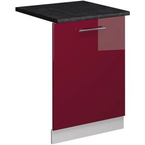 Vichy Fame-Line - Bordeaux Hochglanz/Weiss - Panel frontal para lavavajillas 60 cm Vichy Fame-Line - Bordeaux Hochglanz/Weiss - Panel frontal para lavavajillas 60 cm