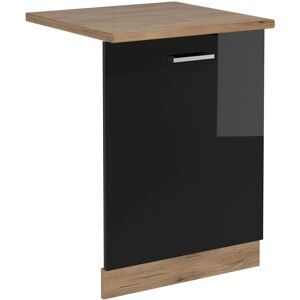 Vichy Panel frontal del lavavajillas R-Line, Negro brillo intenso - 60 cm, et Roble Vichy Panel frontal del lavavajillas R-Line, Negro brillo intenso - 60 cm, et Roble