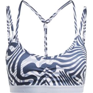 adidas HR9700 Low Support Yoga and Training Sports Bra - Blue adidas HR9700 Low Support Yoga and Training Sports Bra - Blue
