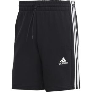 adidas Mens Essentials French Terry 3-Stripes Shorts - Black - Shorts adidas Mens Essentials French Terry 3-Stripes Shorts - Black - Shorts