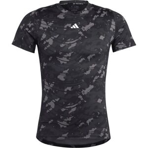 adidas Techfit Allover Print Training T-Shirt - Black - T-Shirt adidas Techfit Allover Print Training T-Shirt - Black - T-Shirt