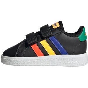 adidas Grand Court Chaussures Bébé - Noir/Bleu - Publicité adidas Grand Court Chaussures Bébé - Noir/Bleu - Publicité