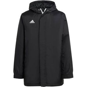 Adidas Kids Black/White Entrada 22 Stadium Jacket - Football Adidas Kids Black/White Entrada 22 Stadium Jacket - Football