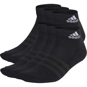 adidas Cushioned Sportswear Ankle Socks - Black - 6 Pairs adidas Cushioned Sportswear Ankle Socks - Black - 6 Pairs
