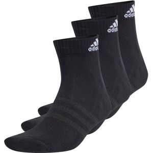 adidas Cushioned Sportswear Ankle Socks - Black - 3 Pairs - Youth adidas Cushioned Sportswear Ankle Socks - Black - 3 Pairs - Youth