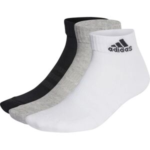 adidas Junior Cushioned Sportswear Ankle Socks - Grey - 3 Pairs - Unisex adidas Junior Cushioned Sportswear Ankle Socks - Grey - 3 Pairs - Unisex