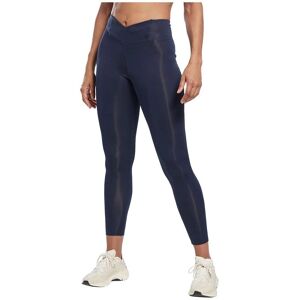 Reebok Basic High-rise Blue Leggings - Womens Reebok Basic High-rise Blue Leggings - Womens