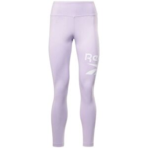 Reebok Identity Logo Leggings - Purple - Womens Reebok Identity Logo Leggings - Purple - Womens