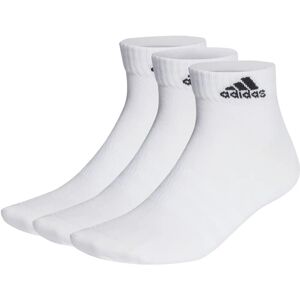adidas Thin and Light Ankle Socks - 3 Pairs - White adidas Thin and Light Ankle Socks - 3 Pairs - White