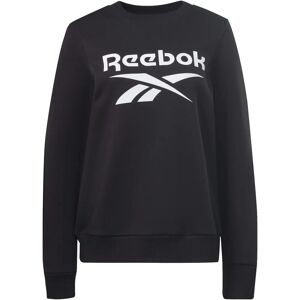 Reebok Big Logo Fleece Sweatshirt - Black - Womens Reebok Big Logo Fleece Sweatshirt - Black - Womens