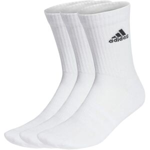 adidas Cushioned Crew Socks - White - 3 Pairs adidas Cushioned Crew Socks - White - 3 Pairs
