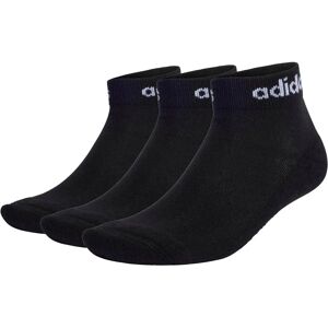 adidas Think Linear Knöchellange Socken - 3 Paar - Schwarz adidas Think Linear Knöchellange Socken - 3 Paar - Schwarz