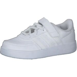 Adidas barn vita elastiska snören och kardborre skor Adidas barn vita elastiska snören och kardborre skor