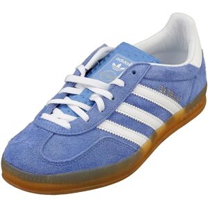 adidas Gazelle Indoor Damen - Blau Weiß - Modische Turnschuhe adidas Gazelle Indoor Damen - Blau Weiß - Modische Turnschuhe