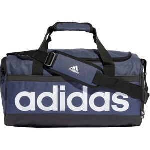 Adidas Essentials Linear Duffelbag M - shadow navy/black/white Adidas Essentials Linear Duffelbag M - shadow navy/black/white