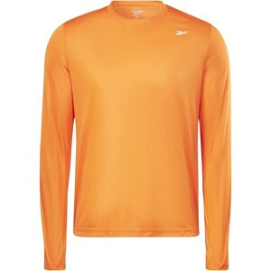 Reebok Long-Sleeve Tech T-shirt - Orange - Men's Training Top Reebok Long-Sleeve Tech T-shirt - Orange - Men's Training Top