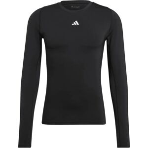 Adidas Techfit Long Sleeve T-Shirt - Black - Long Sleeve Top Adidas Techfit Long Sleeve T-Shirt - Black - Long Sleeve Top