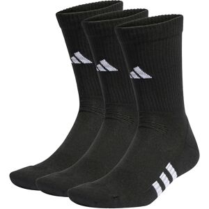 adidas Performance Cushioned Crew Socks - 3 Pairs - Black adidas Performance Cushioned Crew Socks - 3 Pairs - Black