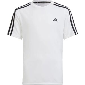 adidas Bambini Maglietta Essentials AEROREADY 3-Strisce - Bianco adidas Bambini Maglietta Essentials AEROREADY 3-Strisce - Bianco