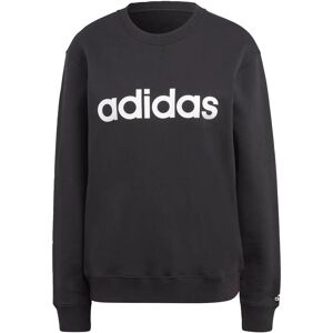 Adidas Damen Essentials Linear French Terry Sweatshirt schwarz/weiß (IC6878) Adidas Damen Essentials Linear French Terry Sweatshirt schwarz/weiß (IC6878)