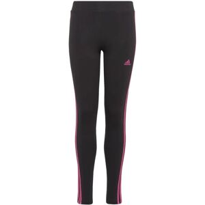 adidas Girls' Black Leggings - 3 Stripes - Full Mobility adidas Girls' Black Leggings - 3 Stripes - Full Mobility