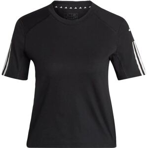 adidas Train Cotton Crop T-Shirt - Black - T-Shirt adidas Train Cotton Crop T-Shirt - Black - T-Shirt