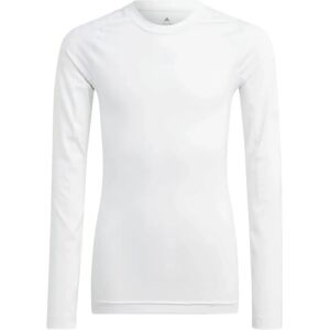Adidas Boys White Techfit Long Sleeve Training Shirt Adidas Boys White Techfit Long Sleeve Training Shirt
